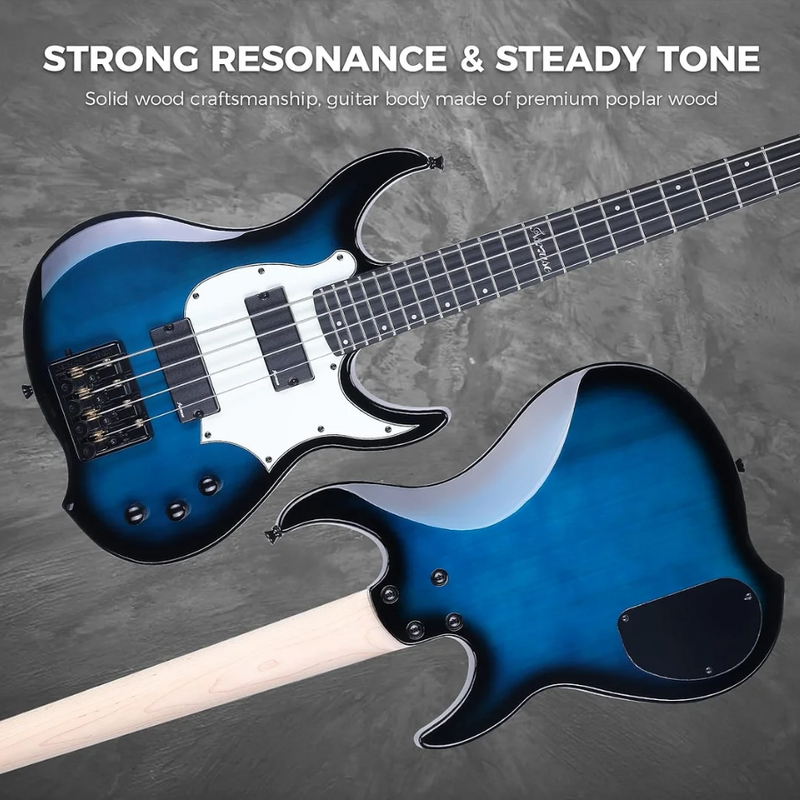 4 Strings Headless Electric Bass Guitar (PHB-519)