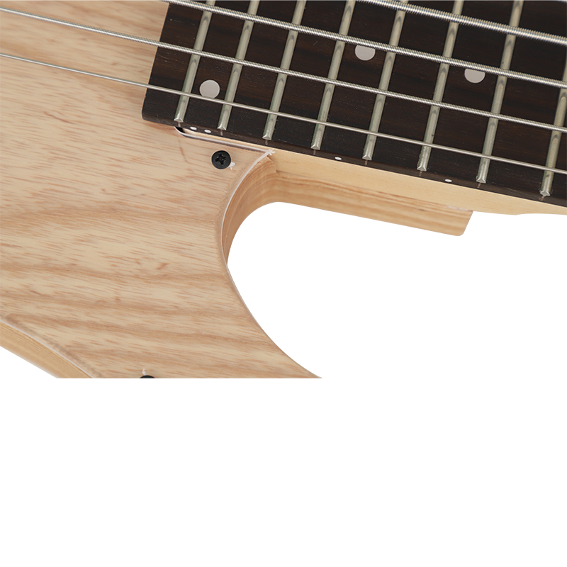 5 Strings Headless Ash Wood Body Electric Bass Guitar (PTH-086)