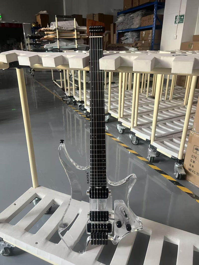 PANGO MUSIC Headless Style Acrylic Body Electric Guitar (PTH-088X)