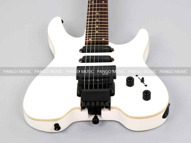PANGO MUSIC All White Headless Electric Guitar (GKS-035X)