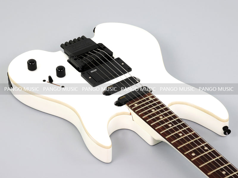 PANGO MUSIC All White Headless Electric Guitar (GKS-035X)