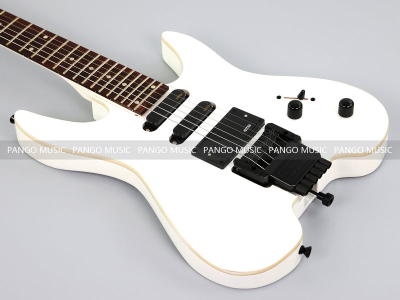 PANGO MUSIC All White Headless Electric Guitar (GKS-035X)