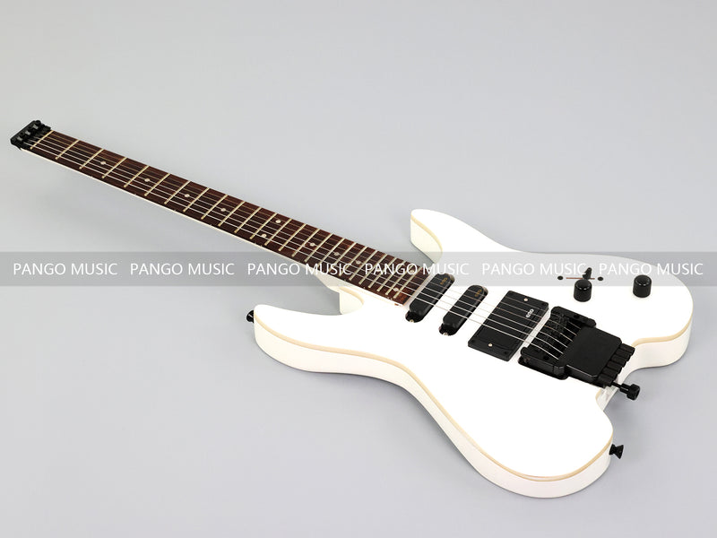 PANGO MUSIC All White Headless Electric Guitar (GKS-035X)