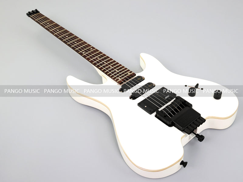 PANGO MUSIC All White Headless Electric Guitar (GKS-035X)