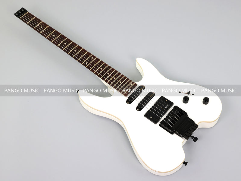 PANGO MUSIC All White Headless Electric Guitar (GKS-035X)