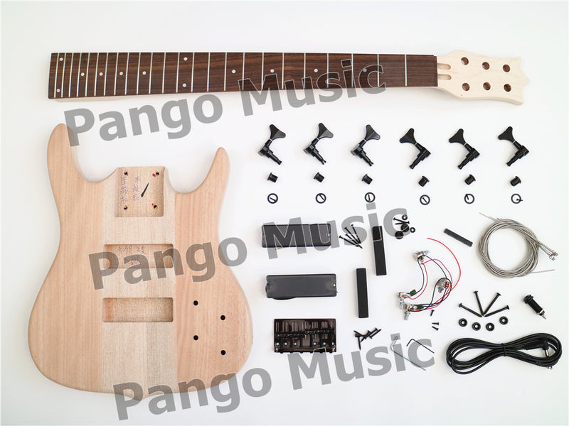 6-String DIY Electric Bass Guitar Kit (PTM-137-02)