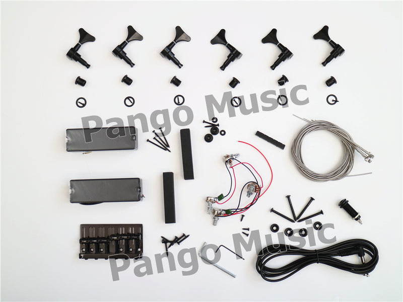 6-String DIY Electric Bass Guitar Kit (PTM-137-02)