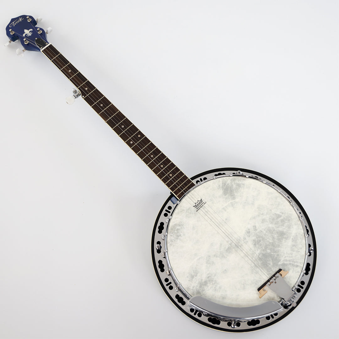 PANGO MUSIC Blue Color 5 Strings Banjo (HDB-509) — Guitar Kit Shop