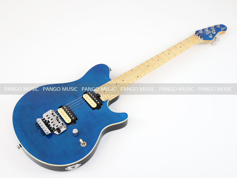 6-String AX40 Style Electric Guitar with Gloss Transparent Blue Finish (GKS-102)