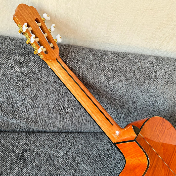 Shanghai Music Show Sample 39 Inch Solid Spruce Top Classical Guitar (C81)