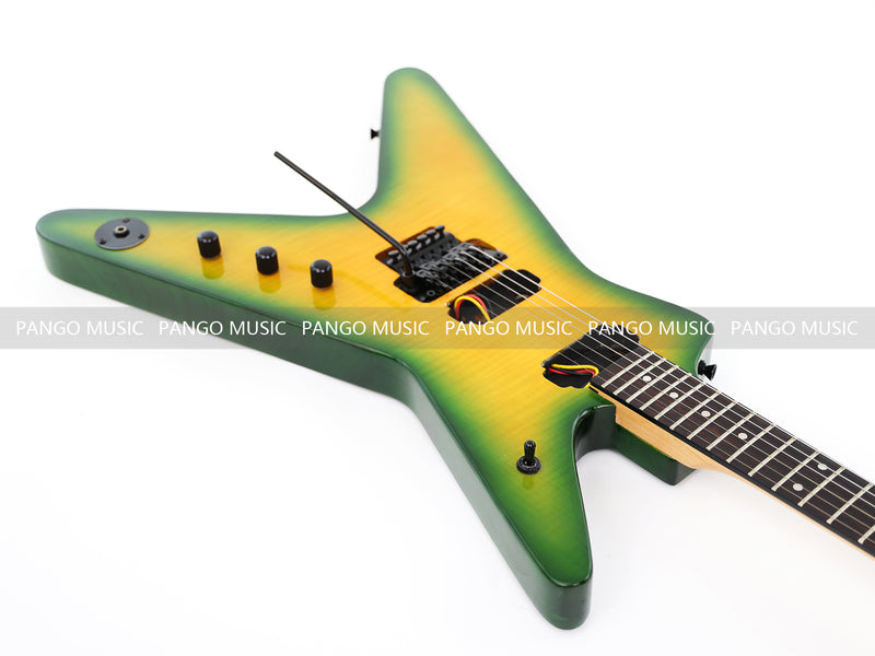 PANGO MUSIC Custom Design Electric Guitar (15412, Limited Edition, No Pickups)