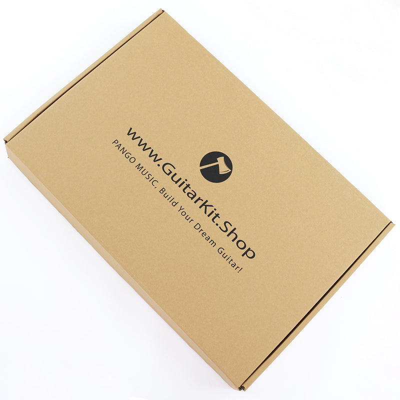 PANGO MUSIC DIY Electric Guitar Kit Fast Shipping Packaging (PC-001, Not for Sale)