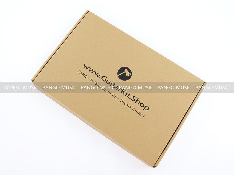 PANGO MUSIC DIY Electric Guitar Kit Fast Shipping Packaging (PC-001, Not for Sale)