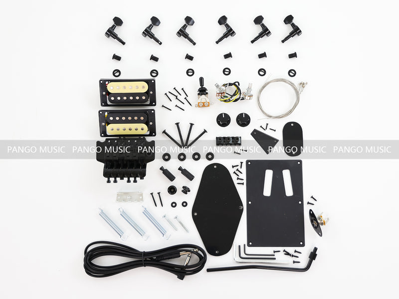 PANGO MUSIC EVH Style DIY Electric Guitar Kit (EVH-01F, Fast Shipping, Tariff-free)