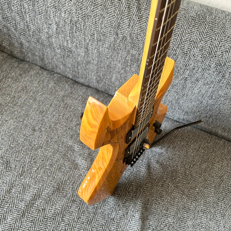 PANGO Music Electric Guitar with Spalted Maple Top (ABG-126)