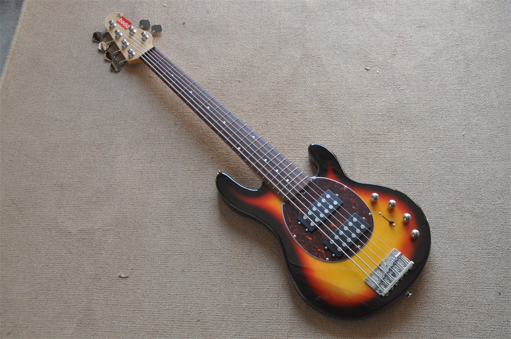 6 Strings Electric Bass Guitar with Active Electronics (ZQN0386)