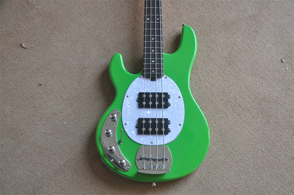 4 Strings Left Hand Electric Bass Guitar (ZQN0391, Active Electronics)