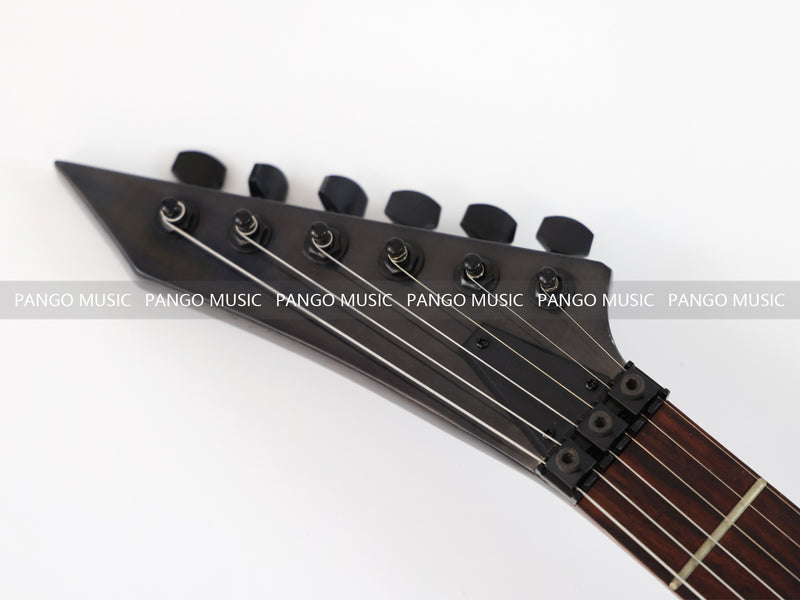 PANGO MUSIC Reverse Headstock Electric Guitar with Flamed Maple Top (GKS-075)