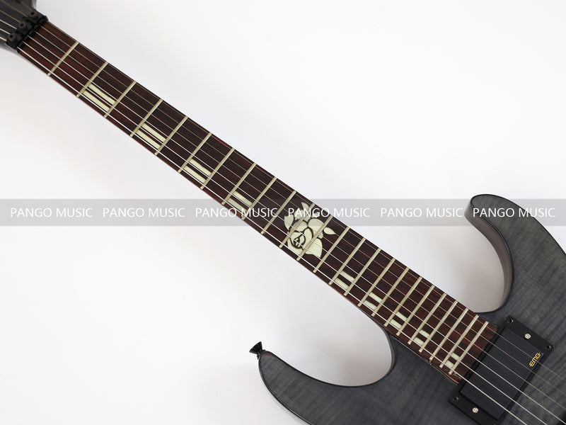 PANGO MUSIC Reverse Headstock Electric Guitar with Flamed Maple Top (GKS-075)