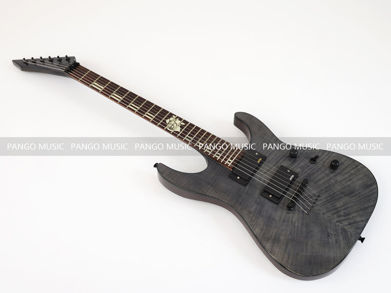 PANGO MUSIC Reverse Headstock Electric Guitar with Flamed Maple Top (GKS-075)