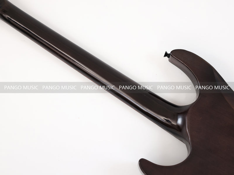 PANGO MUSIC Reverse Headstock Electric Guitar with Flamed Maple Top (GKS-075)