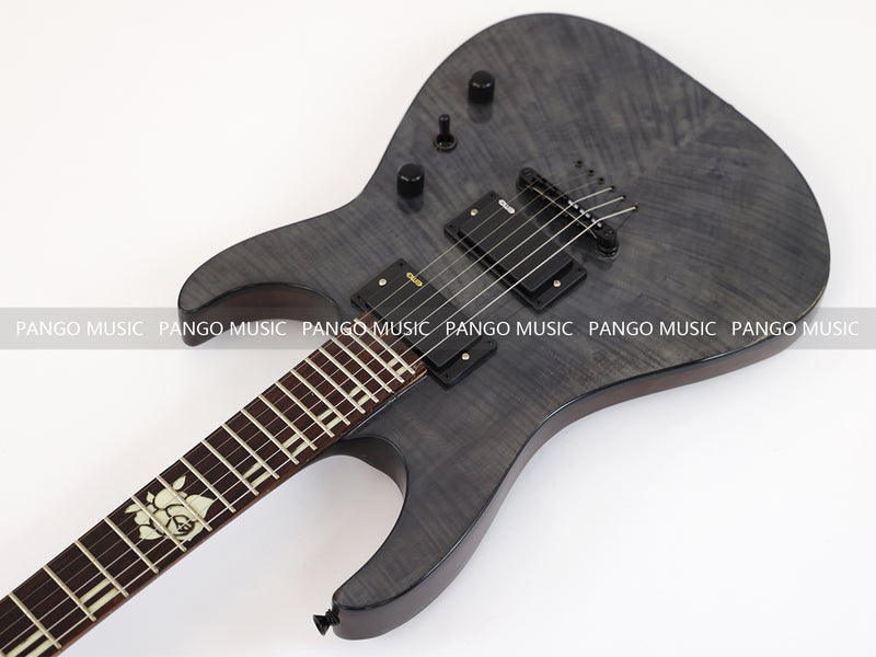 PANGO MUSIC Reverse Headstock Electric Guitar with Flamed Maple Top (GKS-075)