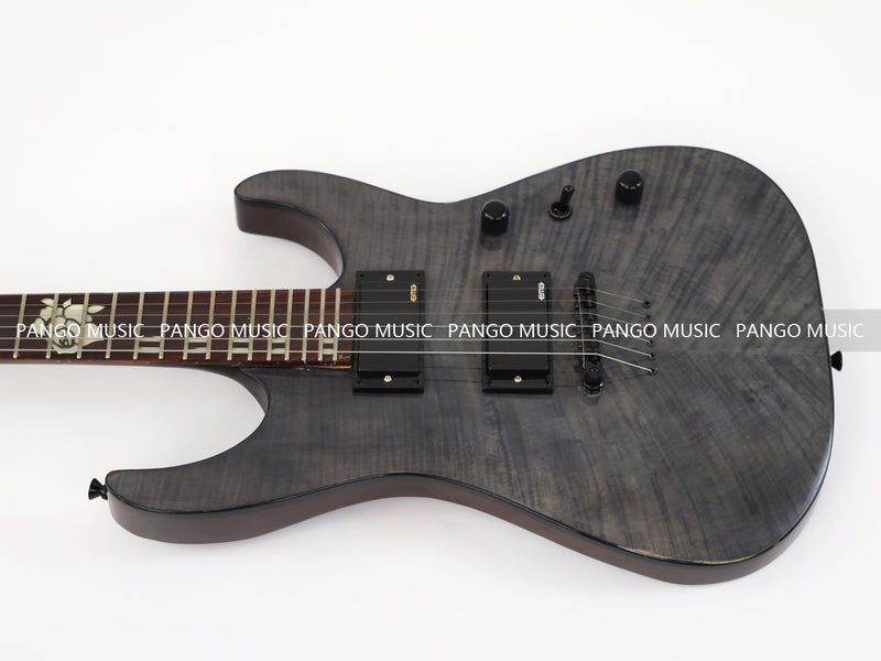 PANGO MUSIC Reverse Headstock Electric Guitar with Flamed Maple Top (GKS-075)