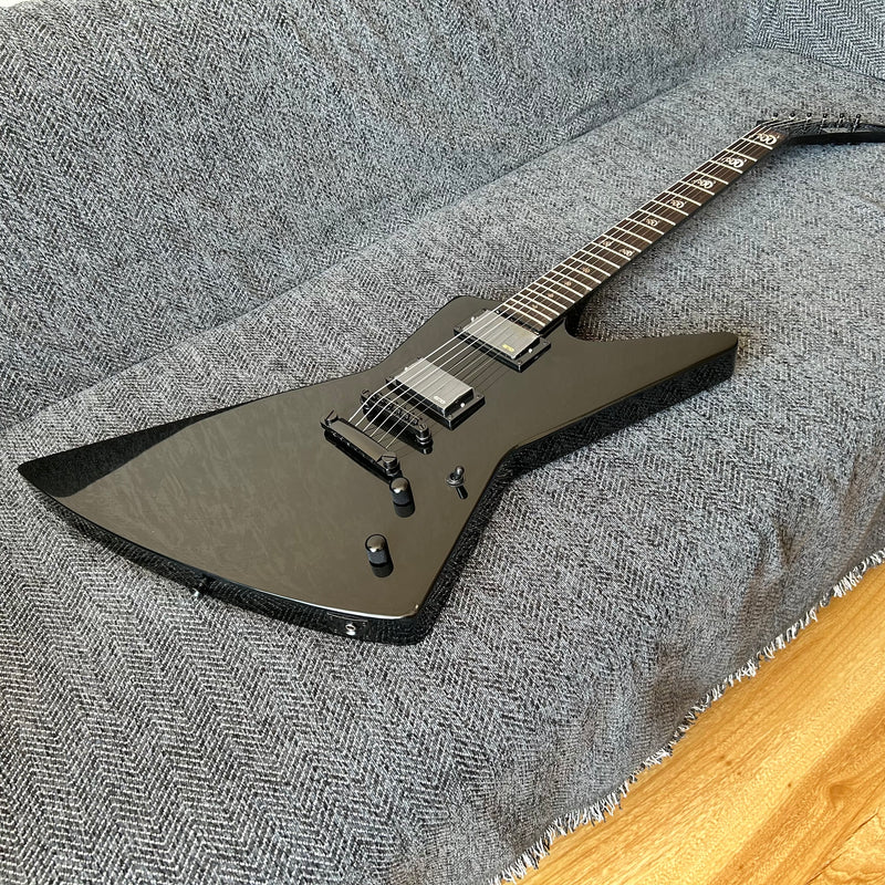 PANGO MUSIC Explorer Style All Black Electric Guitar (GKS-018)