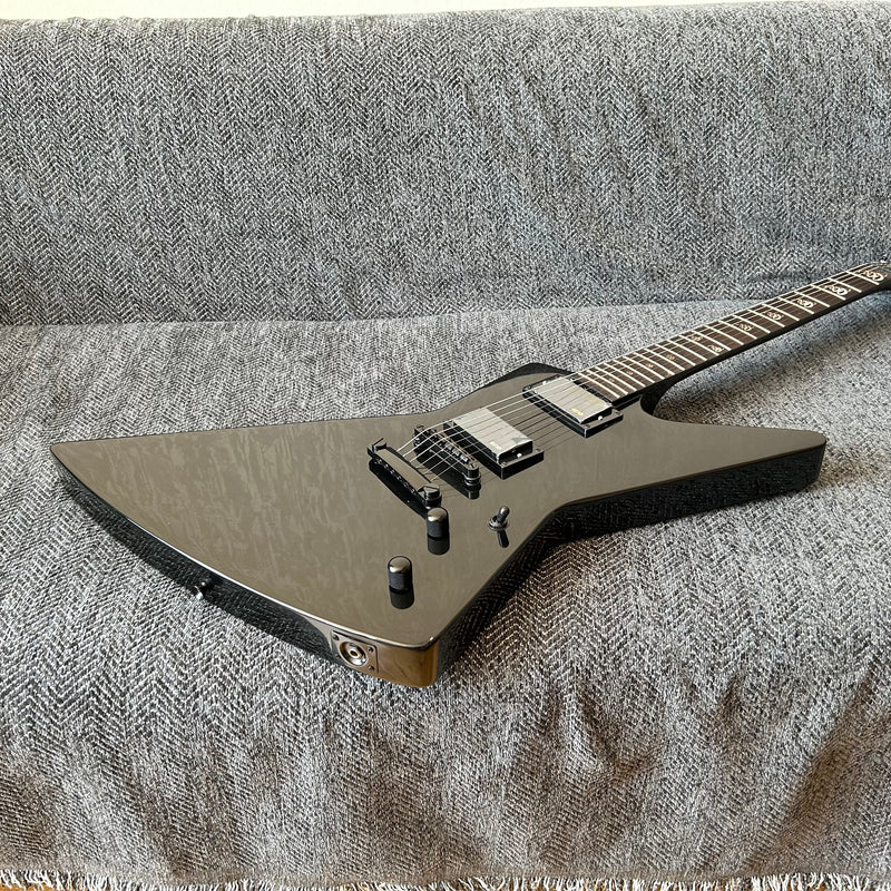 PANGO MUSIC Explorer Style All Black Electric Guitar (GKS-018)