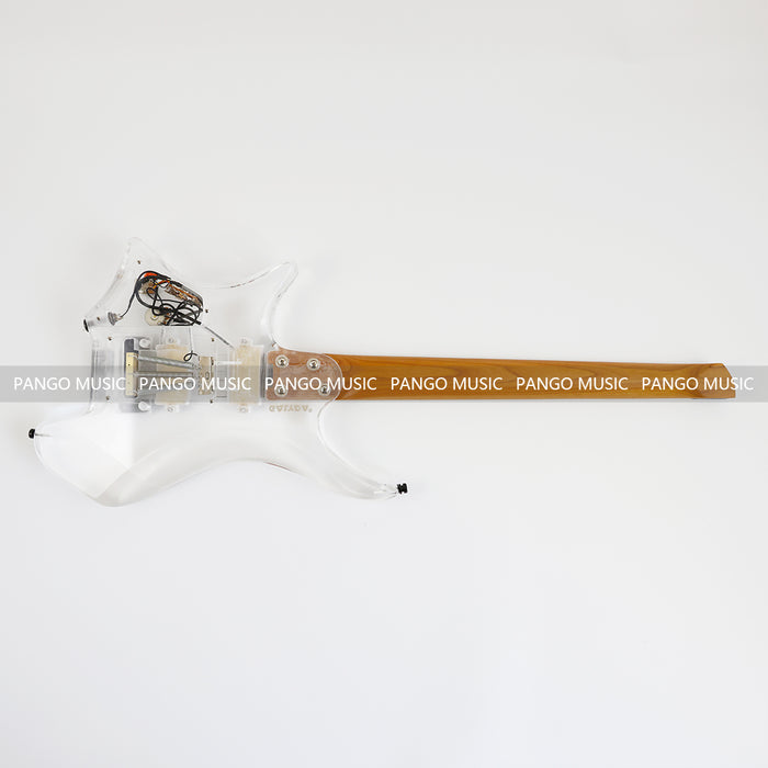 PANGO MUSIC Headless Acrylic Body Electric Guitar (PTH-090S)