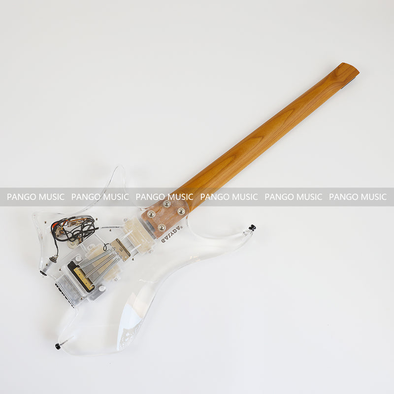 PANGO MUSIC Headless Acrylic Body Electric Guitar (PTH-090S)