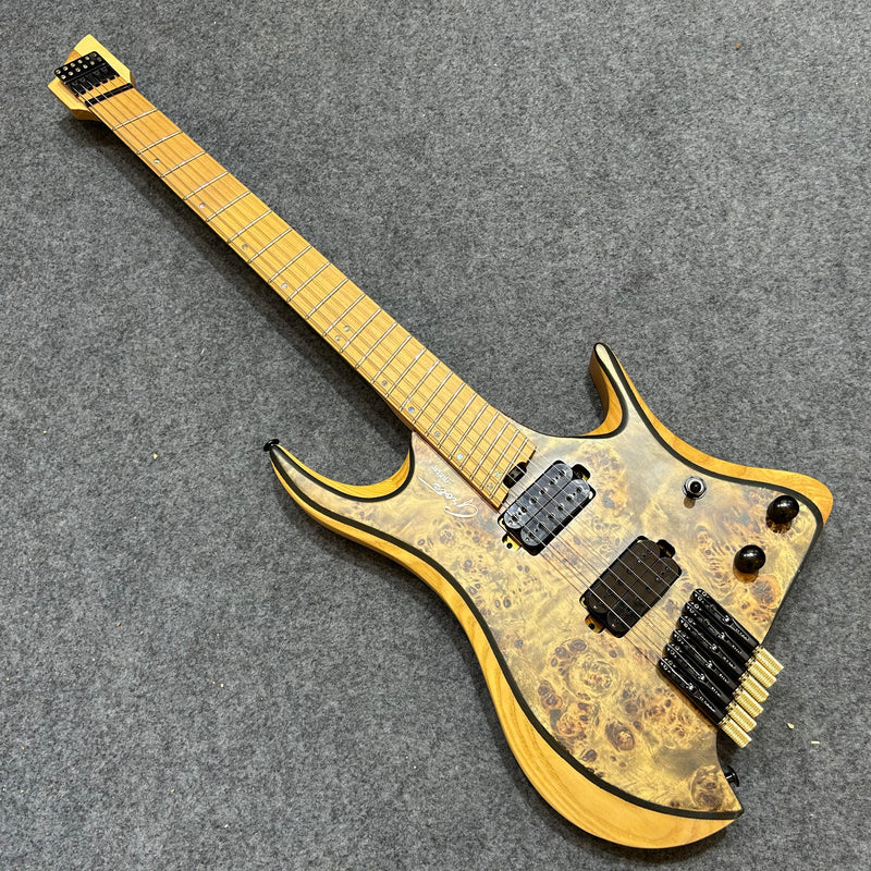 Headless Fan Frets Ash Body Electric Guitar (YMZ-232)