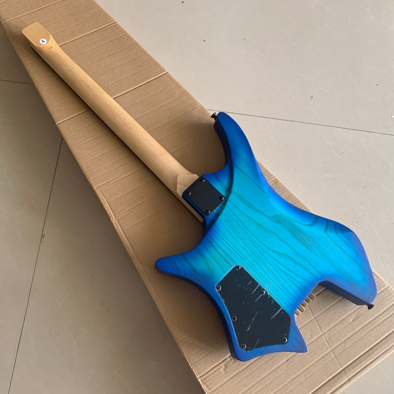 PANGO Music Headless Ash Wood Body Electric Guitar (YMZ-195)