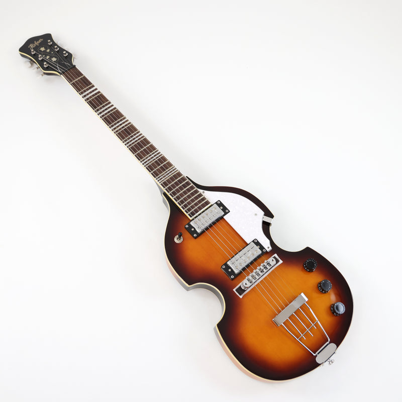 Hofner Style Semi Hollow Body Electric Guitar (PHF-117)