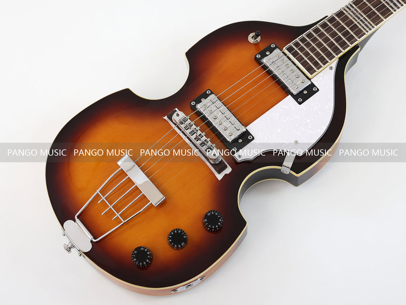 Hofner Style Semi Hollow Body Electric Guitar (PHF-117)