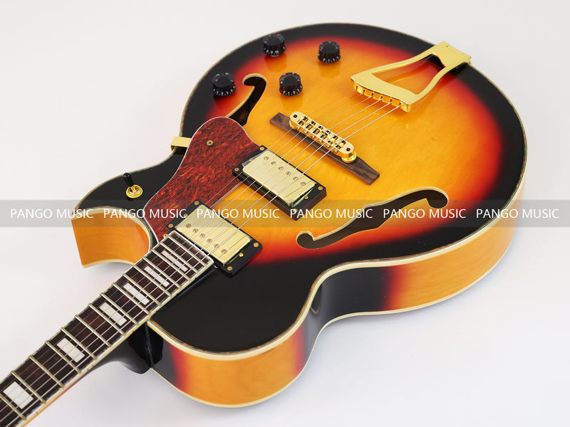 PANGO MUSIC Hollow Body Sunburst Electric Guitar (GKS-090)