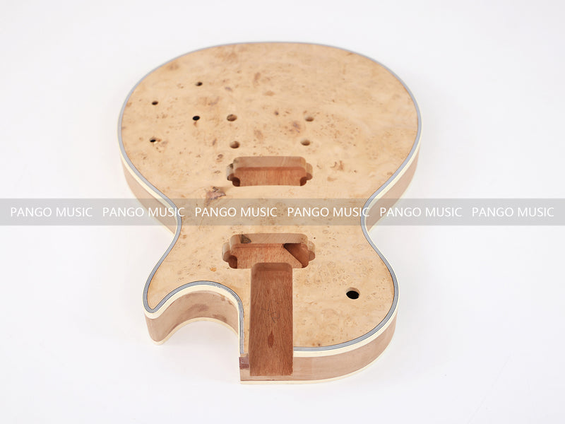 LP Custom DIY Electric Guitar Kit with Burl Maple Top (CST-970F)