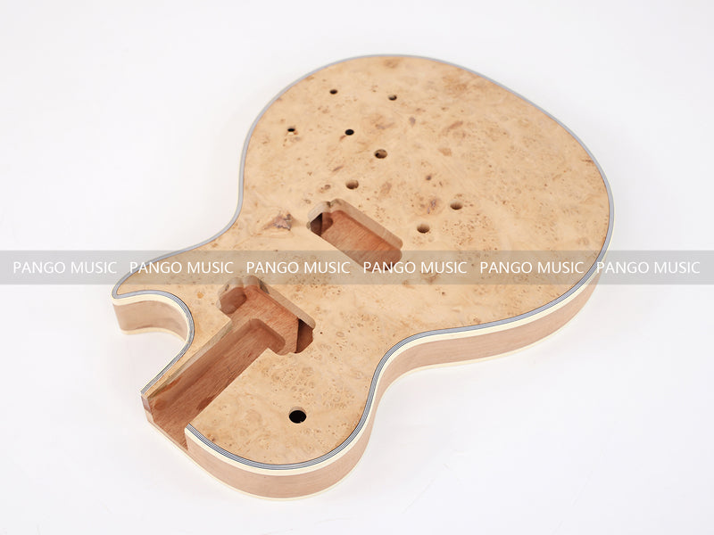 LP Custom DIY Electric Guitar Kit with Burl Maple Top (CST-970F)