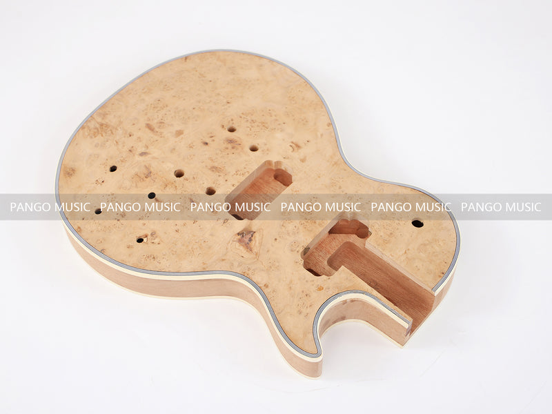 LP Custom DIY Electric Guitar Kit with Burl Maple Top (CST-970F)