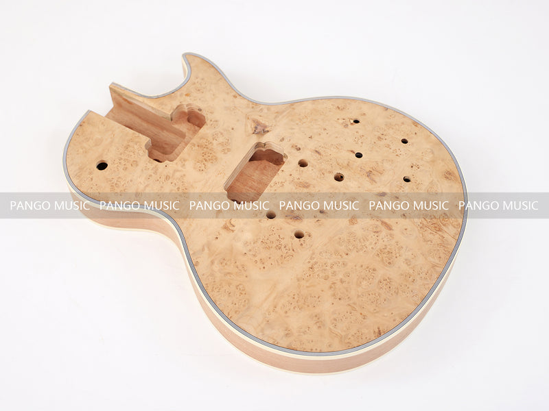 LP Custom DIY Electric Guitar Kit with Burl Maple Top (CST-970F)