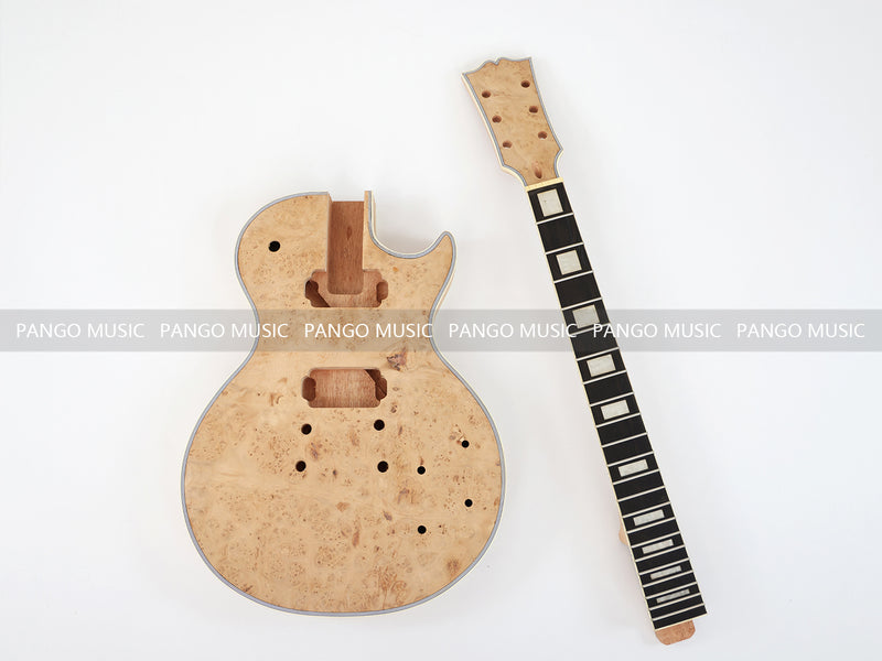 LP Custom DIY Electric Guitar Kit with Burl Maple Top (CST-970F)