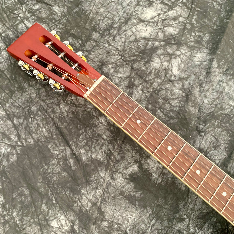 PANGO Music Metal Body Single Cone Resonator Electric Guitar (YMZ-203)