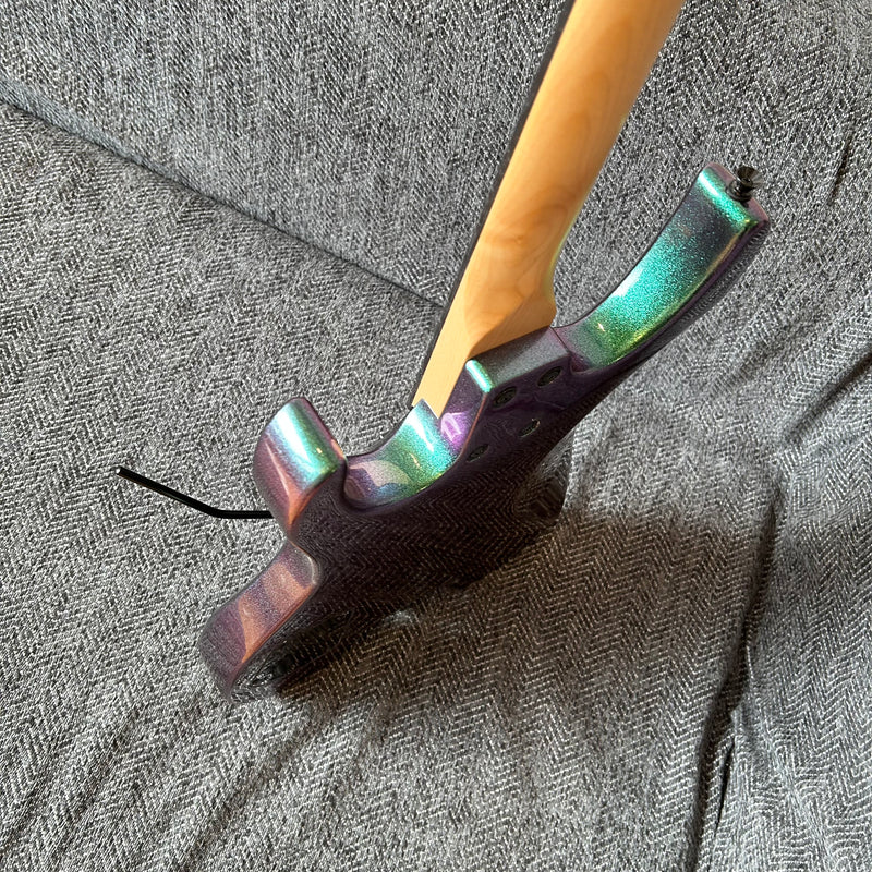 PANGO Music Metallic Sparkling Finish Headless Electric Guitar (PMG-005)