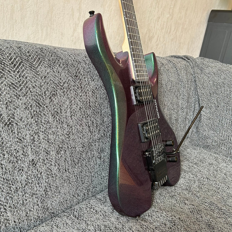 PANGO Music Metallic Sparkling Finish Headless Electric Guitar (PMG-005)