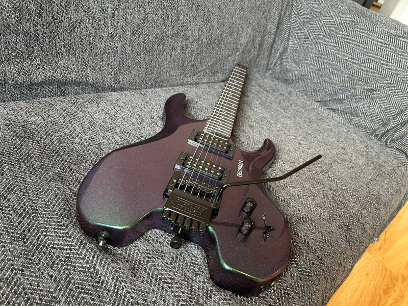 PANGO Music Metallic Sparkling Finish Headless Electric Guitar (PMG-005)