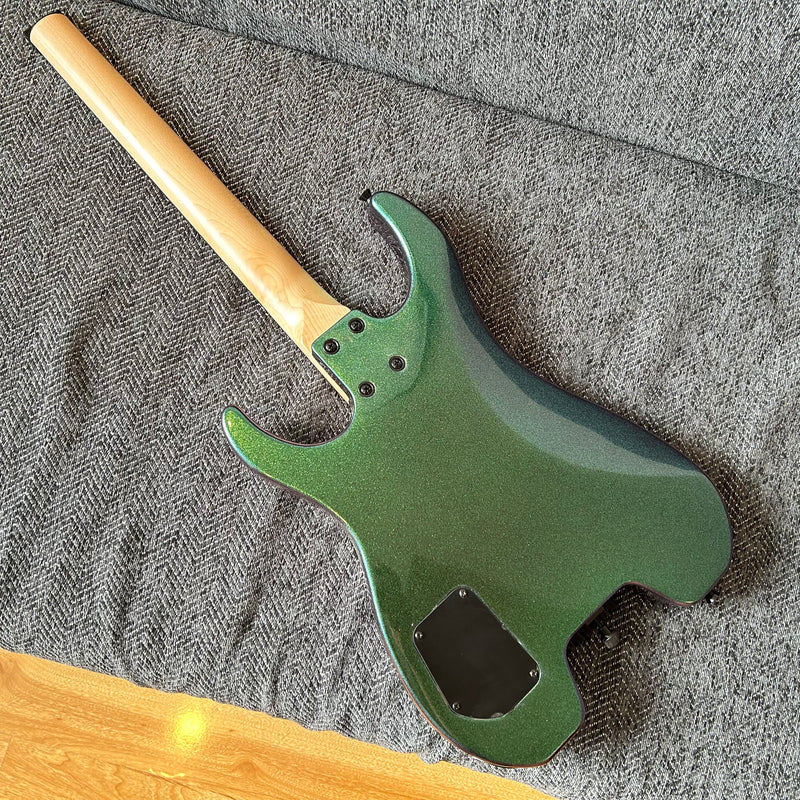 PANGO Music Metallic Sparkling Finish Headless Electric Guitar (PMG-005)