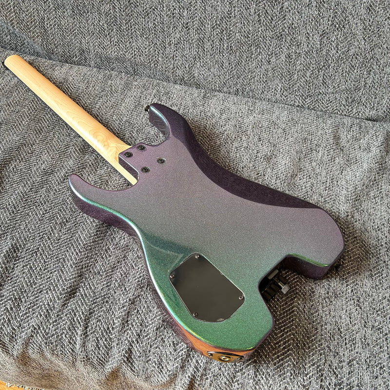 PANGO Music Metallic Sparkling Finish Headless Electric Guitar (PMG-005)