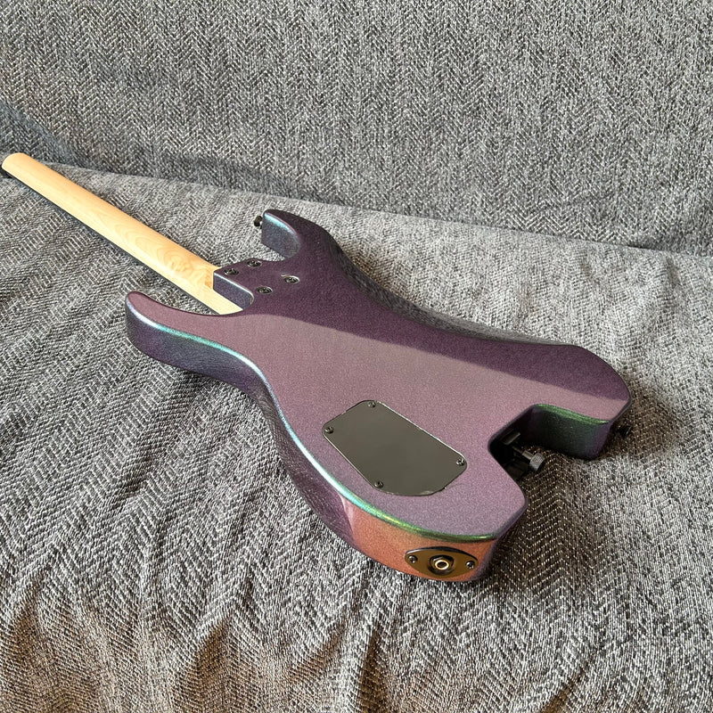 PANGO Music Metallic Sparkling Finish Headless Electric Guitar (PMG-005)