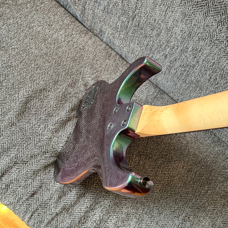 PANGO Music Metallic Sparkling Finish Headless Electric Guitar (PMG-005)