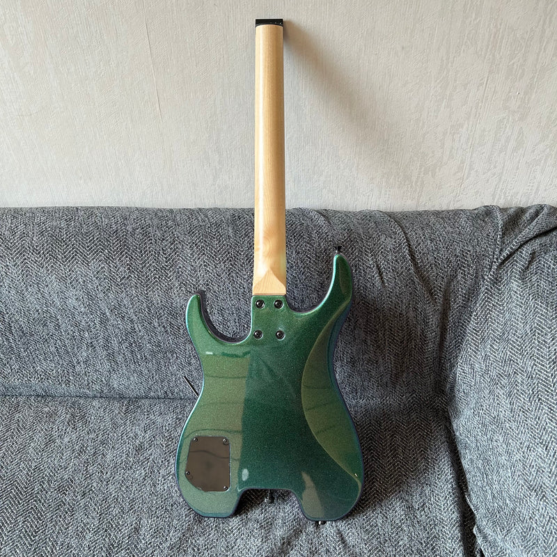 PANGO Music Metallic Sparkling Finish Headless Electric Guitar (PMG-005)